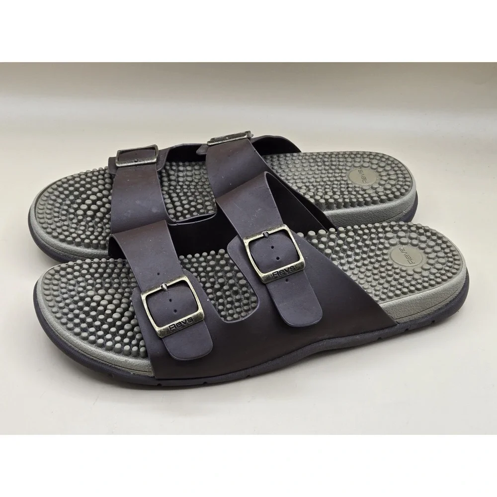 Revs Premium Reflexology Massage Sandals Shock Absorbing Cushion Comfort Size 11